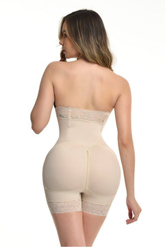 USO DIARIO / POST PARTO / POST OPERATORIO- Faja short estraple talle extra alto realce de gluteos VICTORIA BELLA MICHELL
