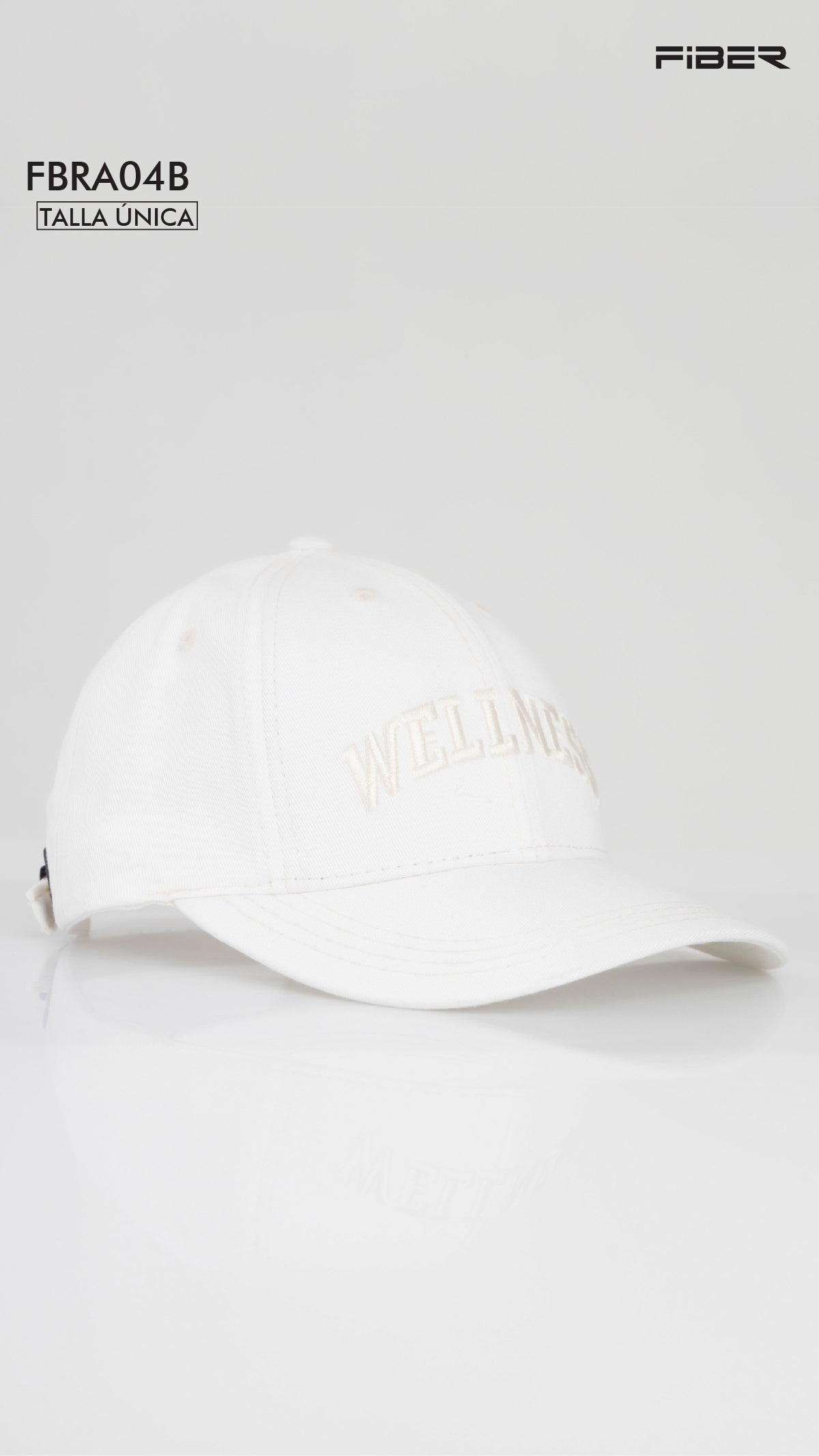 GORRA WELLNESS BLANCO GOOD SPORT FIBER