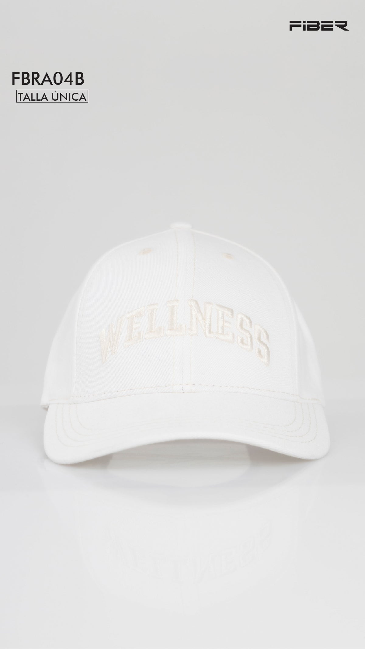 GORRA WELLNESS BLANCO GOOD SPORT FIBER