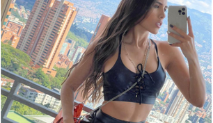 TOP CROP EFECTO CUERO COLOMBIANO MARCA PINERA