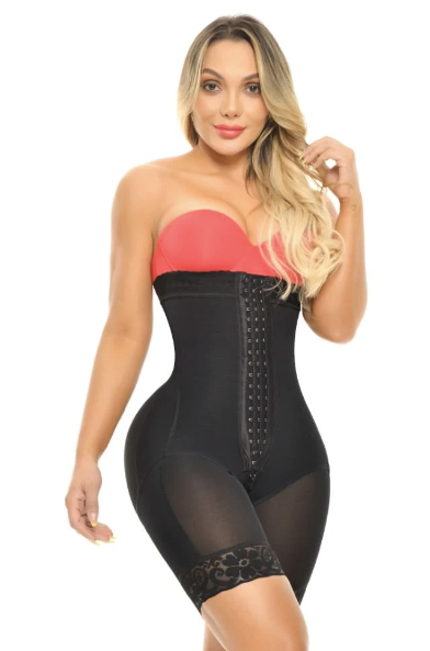 USO DIARIO / POST PARTO / POST OPERATORIO - REF 1567 Faja Colombiana tipo Short Straple con tirante ajustable Bella Michell