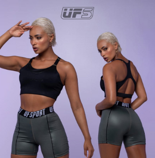 TOP DEPORTIVO UF SPORT NEGRO