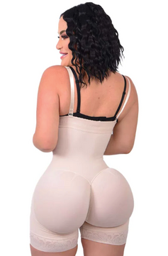 USO DIARIO O POST OPERATORIO - Faja Completa tipo Short Strapless Ref 5031 Ruth - REALCE MAXI