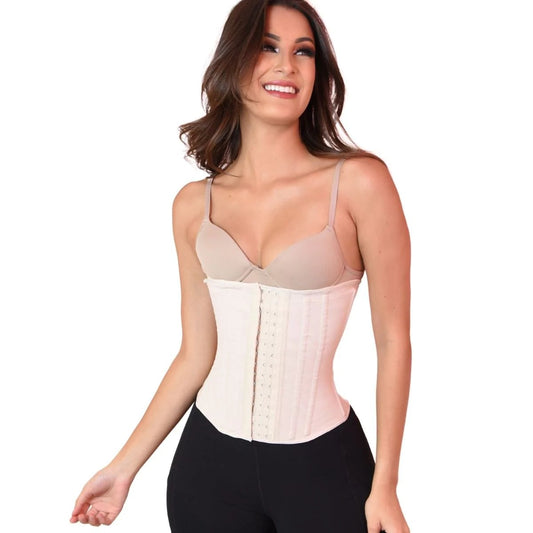 USO DIARIO / POST PARTO -  Cinturilla Powernet 3 hileras de broches NEGRA/ BEIGE Bella Michell