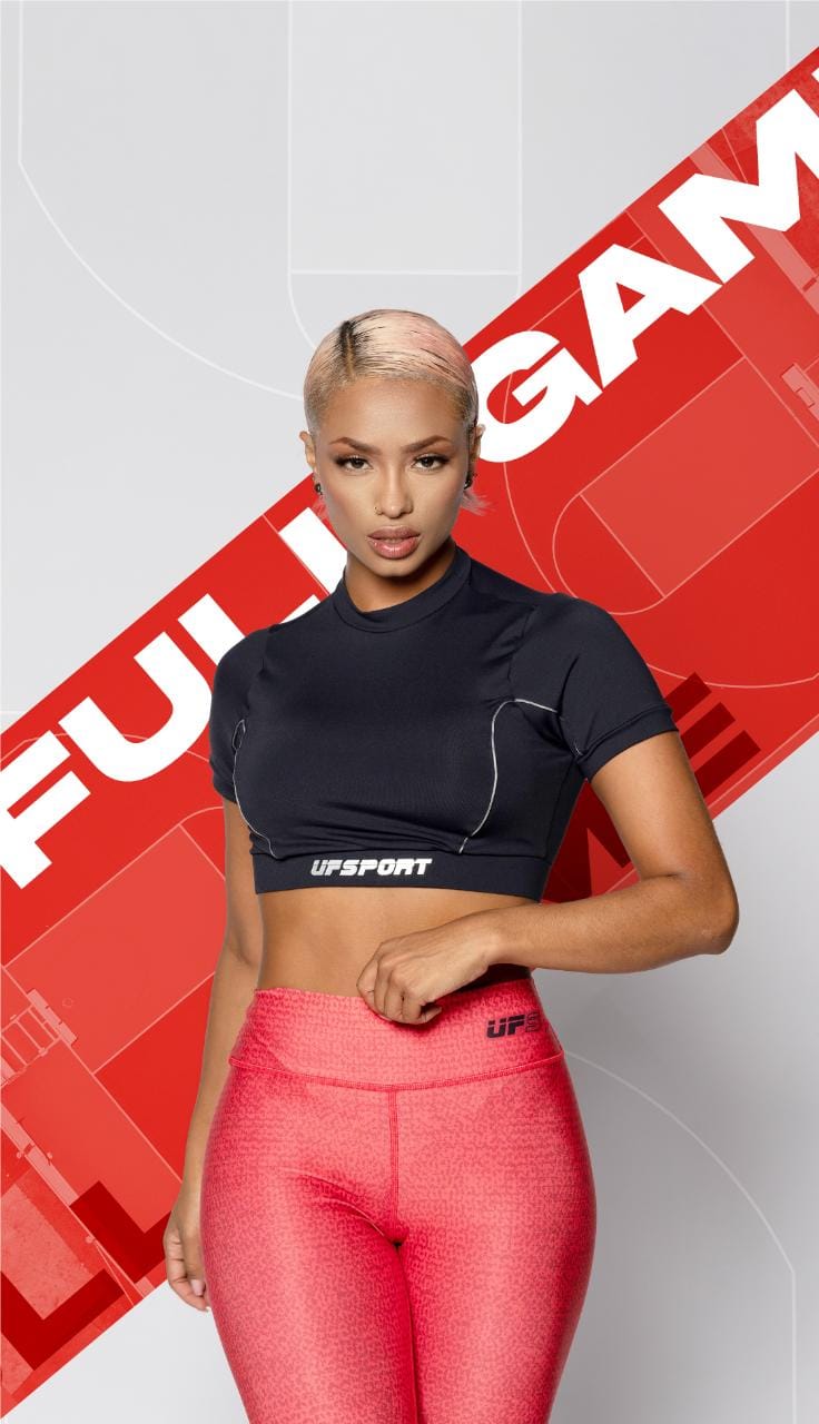 TOP DEPORTIVO UF SPORT NEGRO
