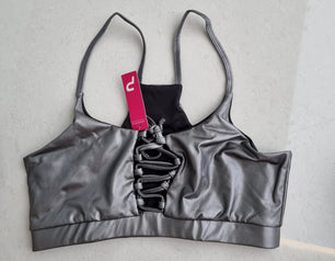 TOP CROP EFECTO CUERO COLOMBIANO MARCA PINERA