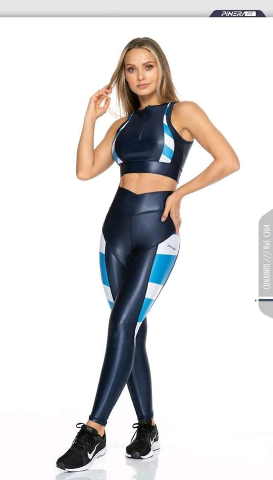 Conjunto deportivo colombiano efecto cuero Pinera