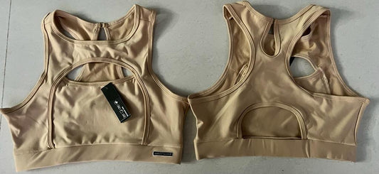 TOP CROP COLOMBIANO EFECTO CUERO MARCA BRANDFIT